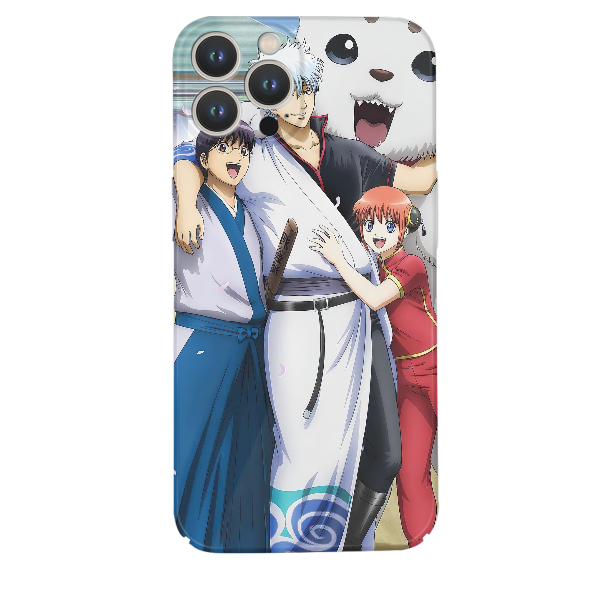 （画像用） ぎんたま 坂田銀時（さかたぎんとき） 神楽 志村新八（しむら しんぱち） GINTAMA Sakata Gintoki Kagura Shimura Shinpachi 【iPhone 14シリーズ対応】ハードケース